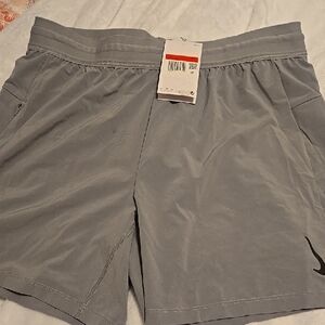 NWT Nike Gray Athletic Shorts YOGA Dri Fit